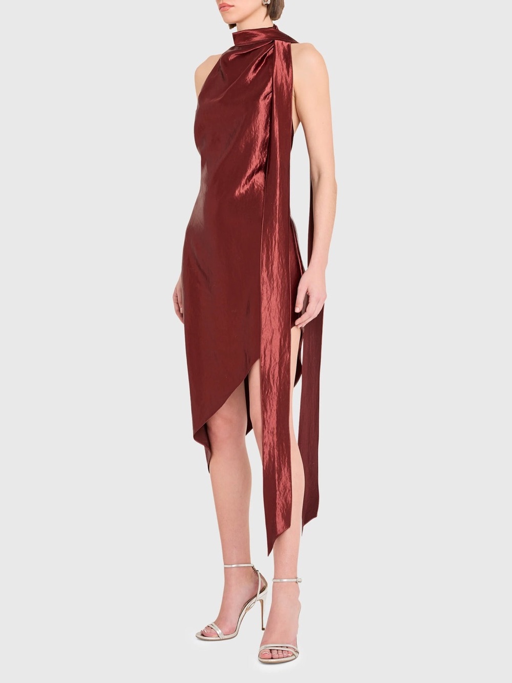 NEW AMANDA UPRICHARD Vallani Dress Brown Sizes S & M